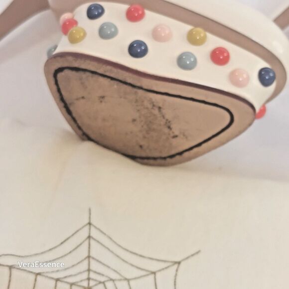 Charlotte Olympia Bejeweled Dolly Platform Pump Shoes SZ 38 MSRP $895 NWB - Picture 12 of 14